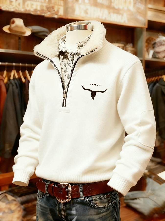 Men's Faith Textured Sweatshirt