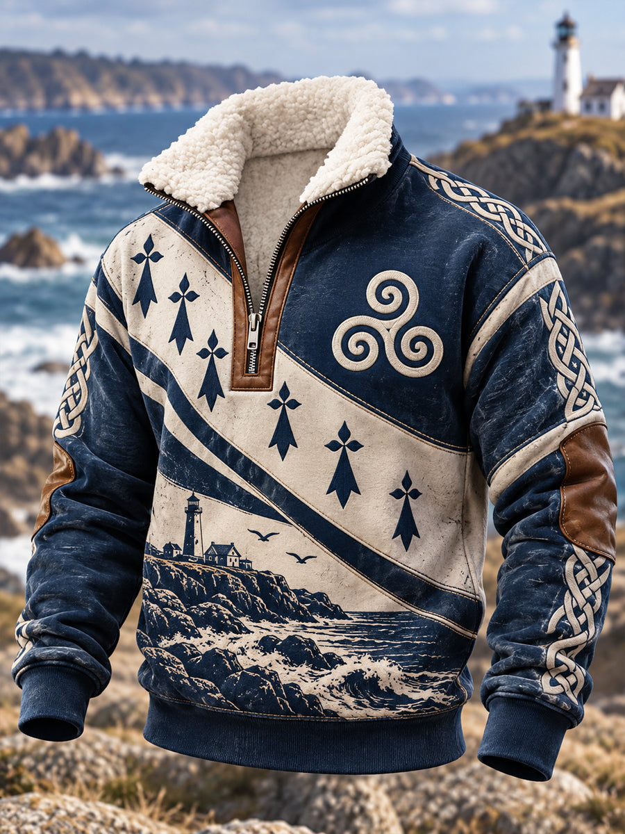 Men's France Brittany Print Sweatshirt