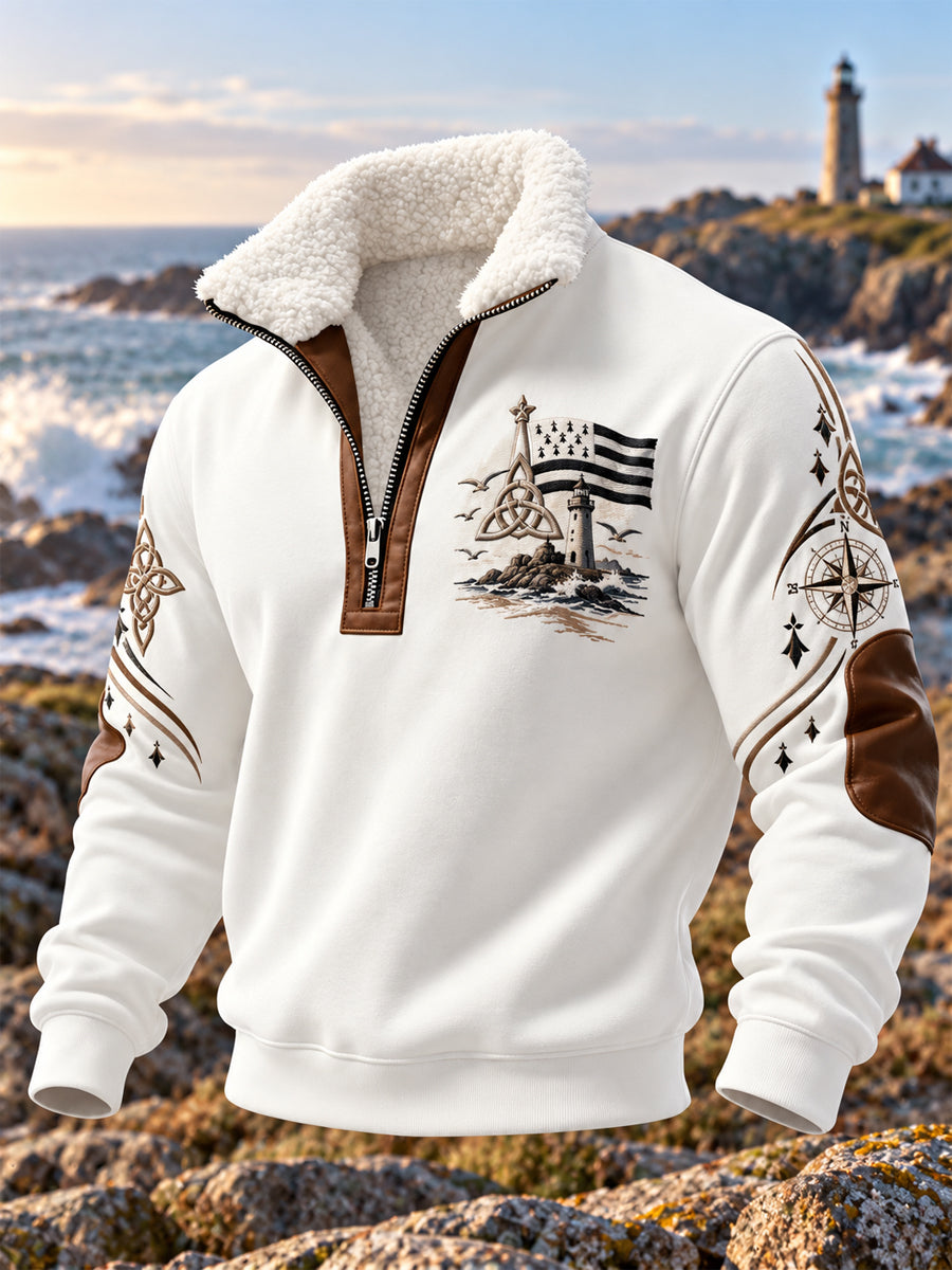 Men's France Brittany Print Sweatshirt