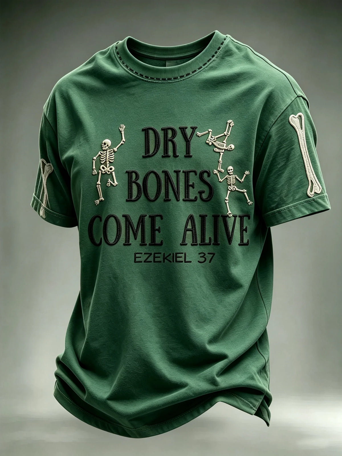 Men's Retro Print Short-Sleeve T-Shirt
