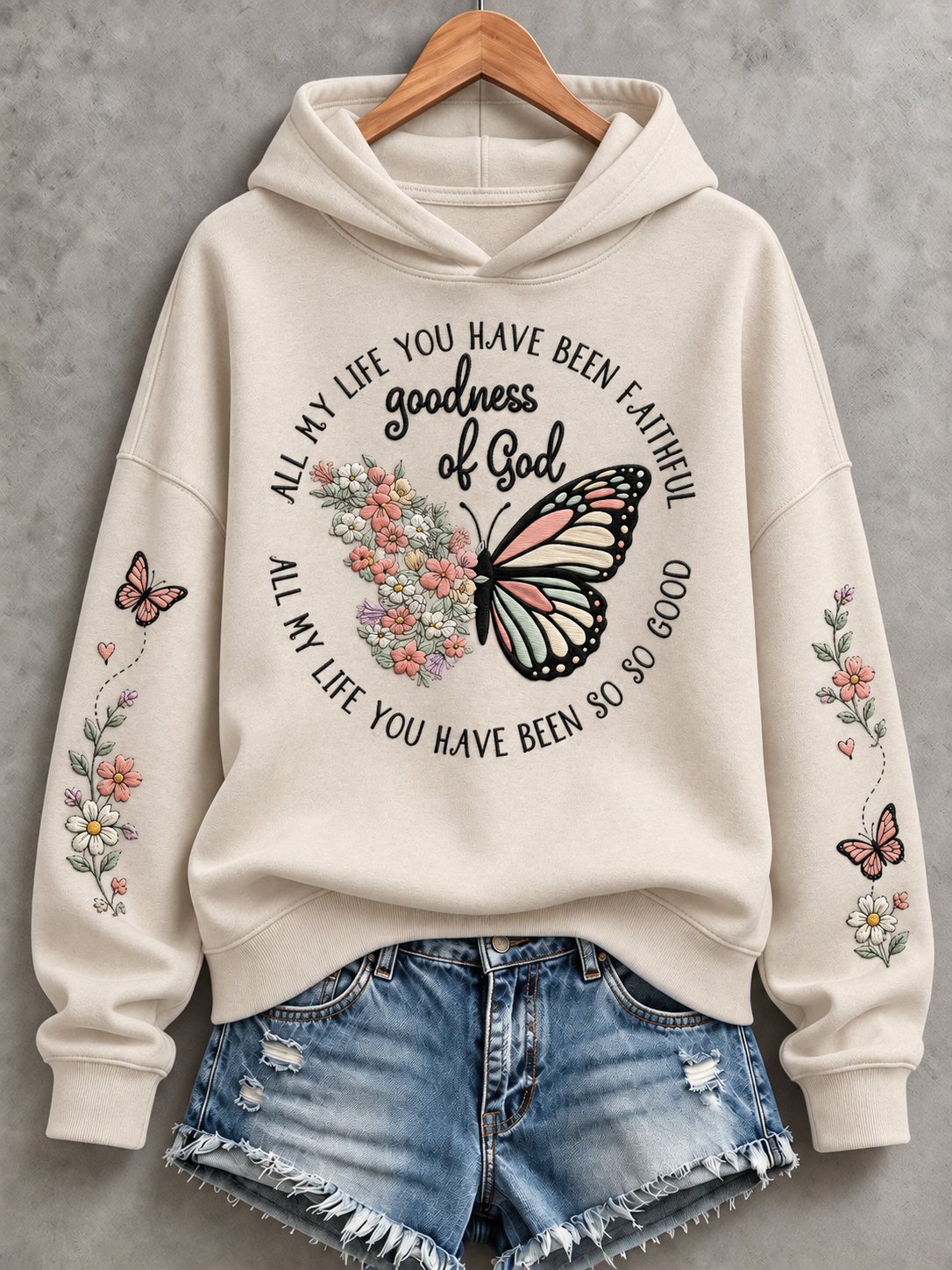 Women's Faith Printed Hoodie