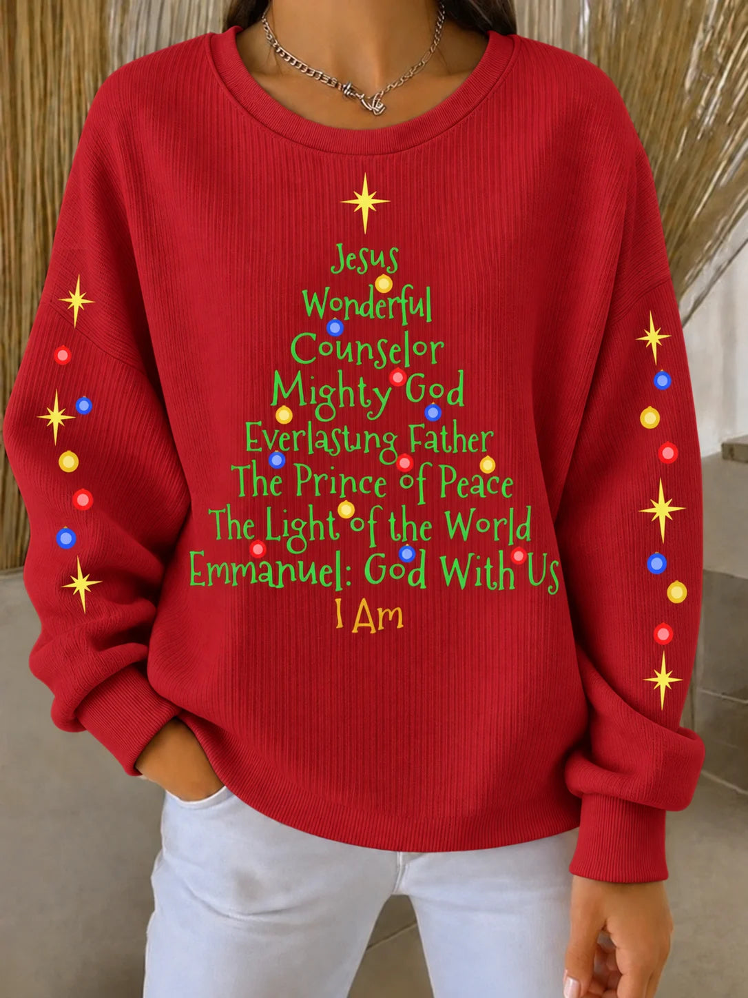 Women's Retro Christmas Print Sweatshirt