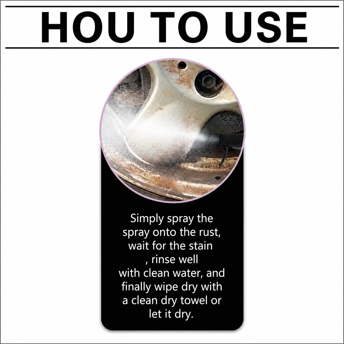 Iron Eraser – Fast Acting Rust Remover for Cars, Wheels & Metal Surfaces