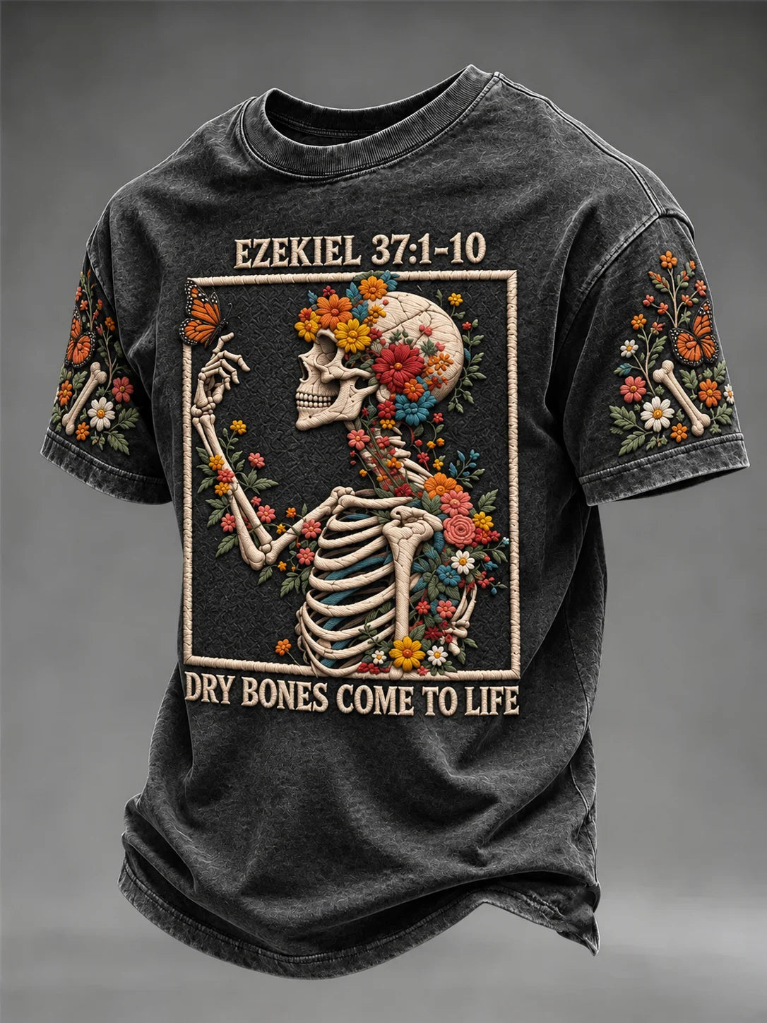 Men's Retro Print Short-Sleeve T-Shirt