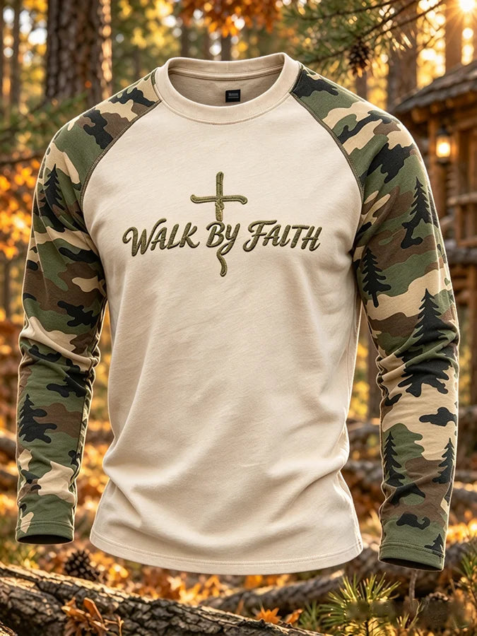 Men's  Faith Print Top