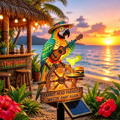 Solar-Powered Tropical Parrot Garden Light - Outdoor LED Yard Decor For Patio, Pathway & Garden