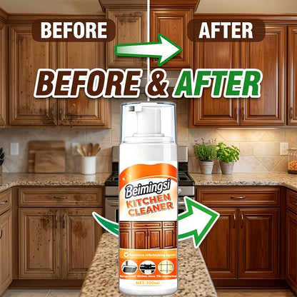 Kitchen Cabinet Cleaner Spray - Grease & Grime Remover