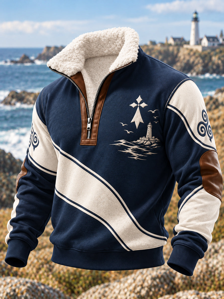 Men's France Brittany Print Sweatshirt