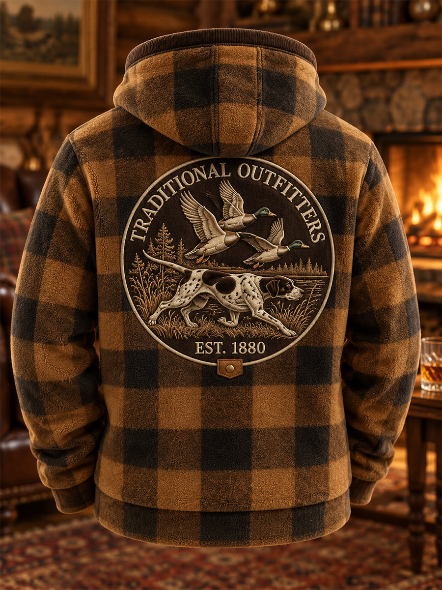 Men's British Hunting Season Casual Flannel Jacket