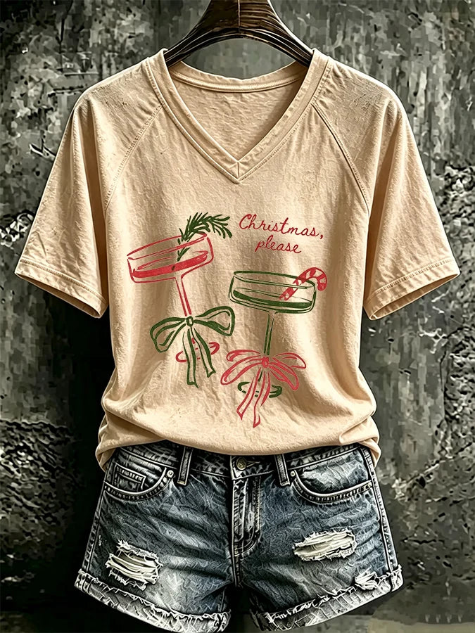 Women's Casual Printed Short-Sleeve T-Shirt