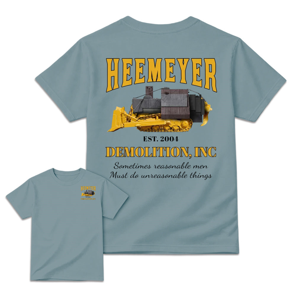 Heemeyer Demolition Inc Shirt - Slate Blue color display