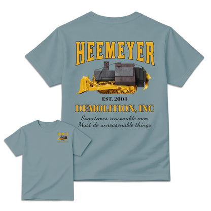 Heemeyer Demolition Inc Shirt - Slate Blue color display