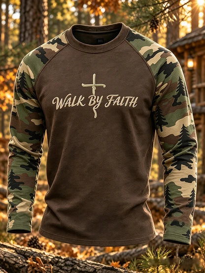 Men's  Faith Print Top