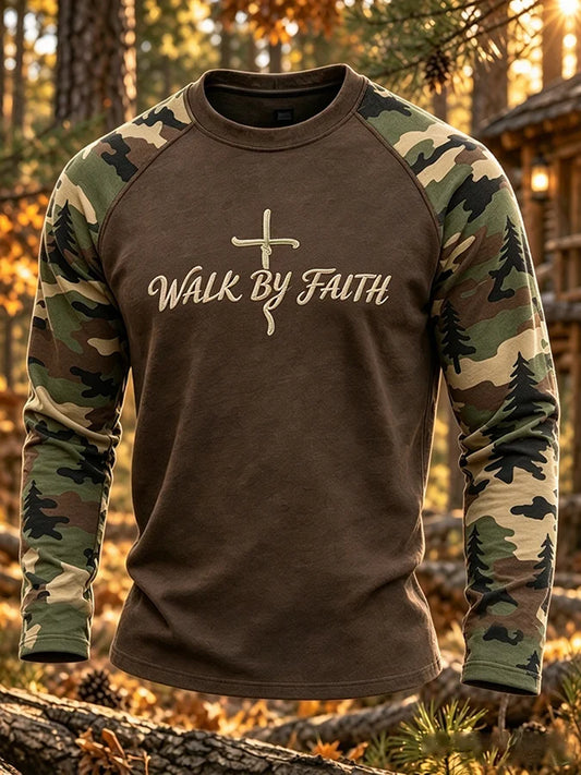 Men's  Faith Print Top