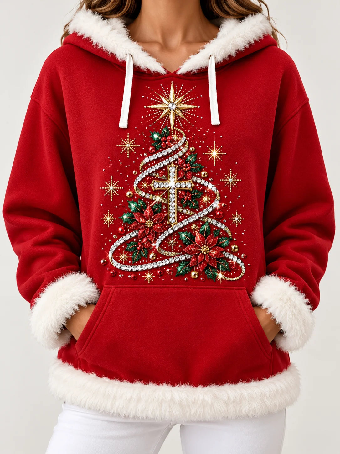 Women's Casual Printed Hoodie