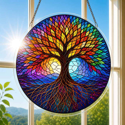 Acrylic Jigsaw Puzzle Suncatcher - Tree of Life