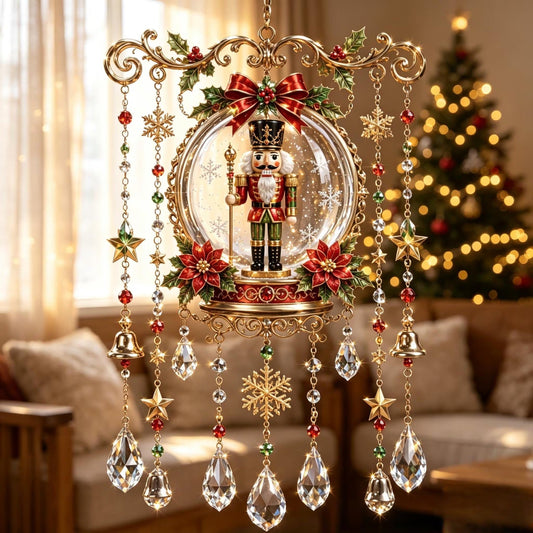 Christmas-Themed Crystal Wind Chimes