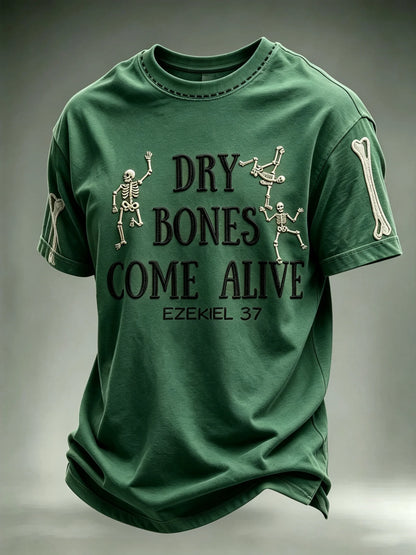 Men's Retro Print Short-Sleeve T-Shirt