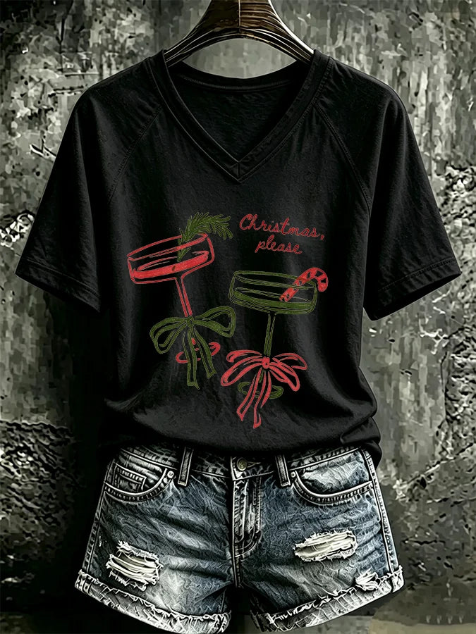 Women's Casual Printed Short-Sleeve T-Shirt