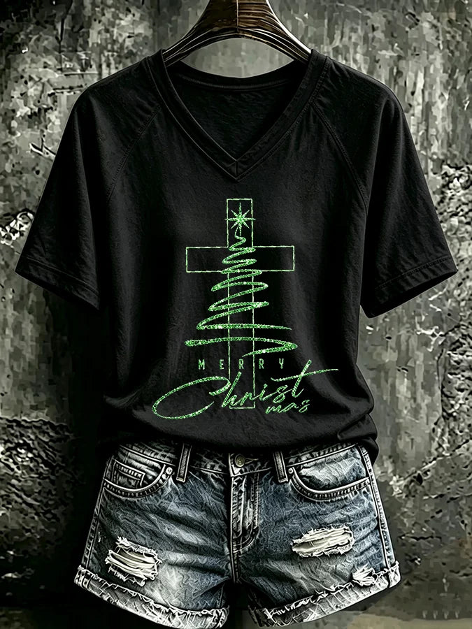 Women's Casual Printed Short-Sleeve T-Shirt