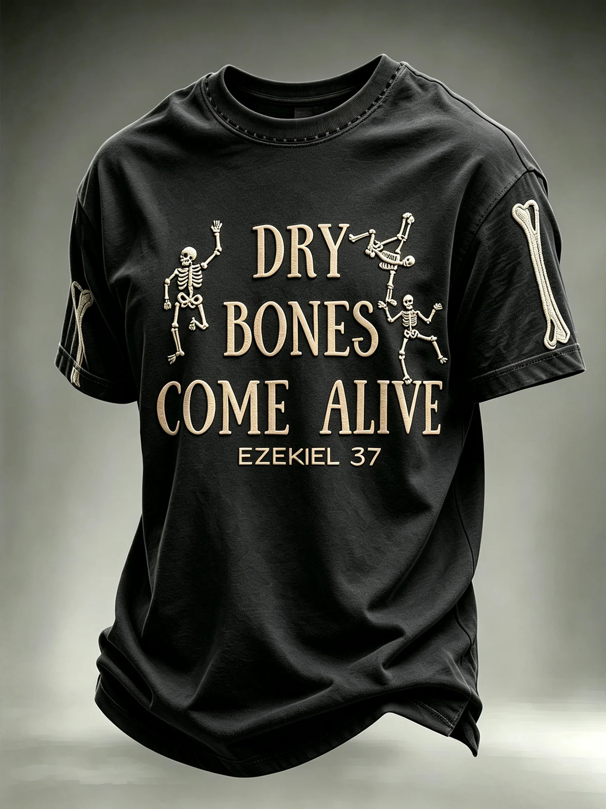 Men's Retro Print Short-Sleeve T-Shirt