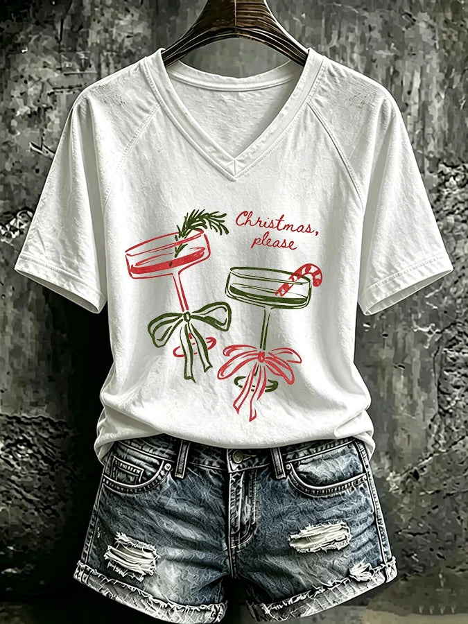 Women's Casual Printed Short-Sleeve T-Shirt