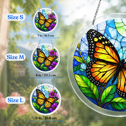 Acrylic Jigsaw Puzzle Suncatcher - Monarch Butterfly