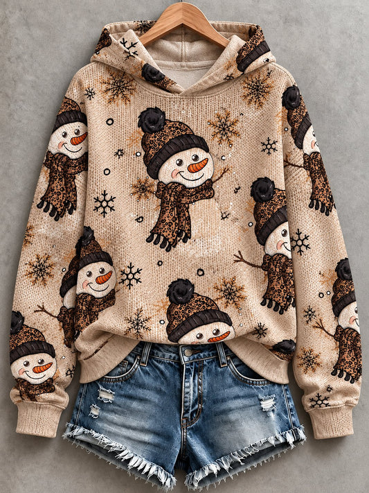 Women's Christmas Print Hoodie