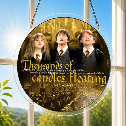 Acrylic Jigsaw Puzzle Suncatcher - Floating Candles