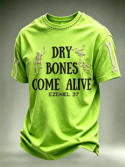 Men's Retro Print Short-Sleeve T-Shirt
