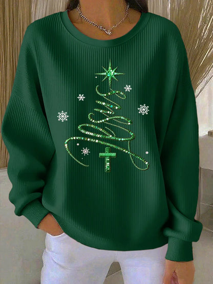 Women's Casual Faith Christmas Sweatshirt