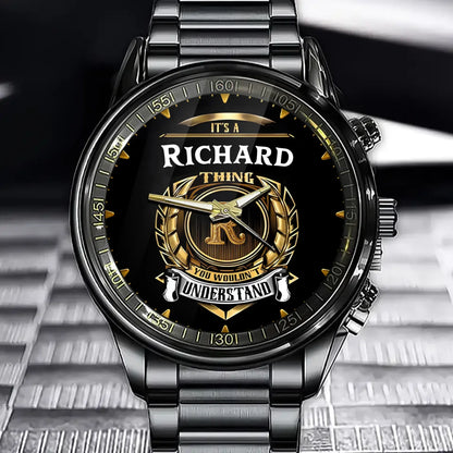You Wouldn't Understand - Personalized Watch, Premium Gift for Anniversary Custom Name & Initial Design