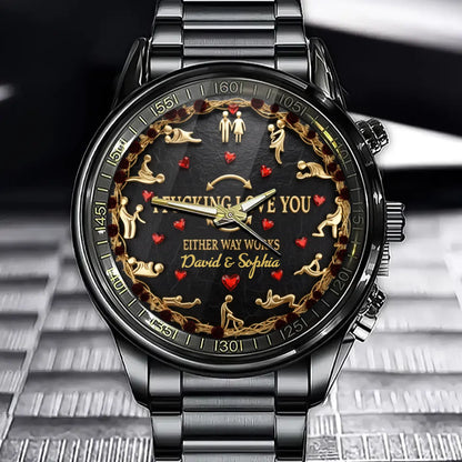 Personalized Luxury Custom Watch with Romantic Design and Unique Details
