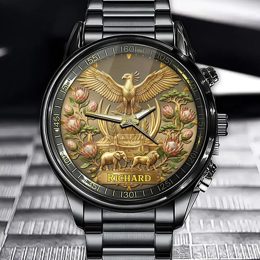 Personalized Viva South Africa Watch – Custom Name, Heritage Collection
