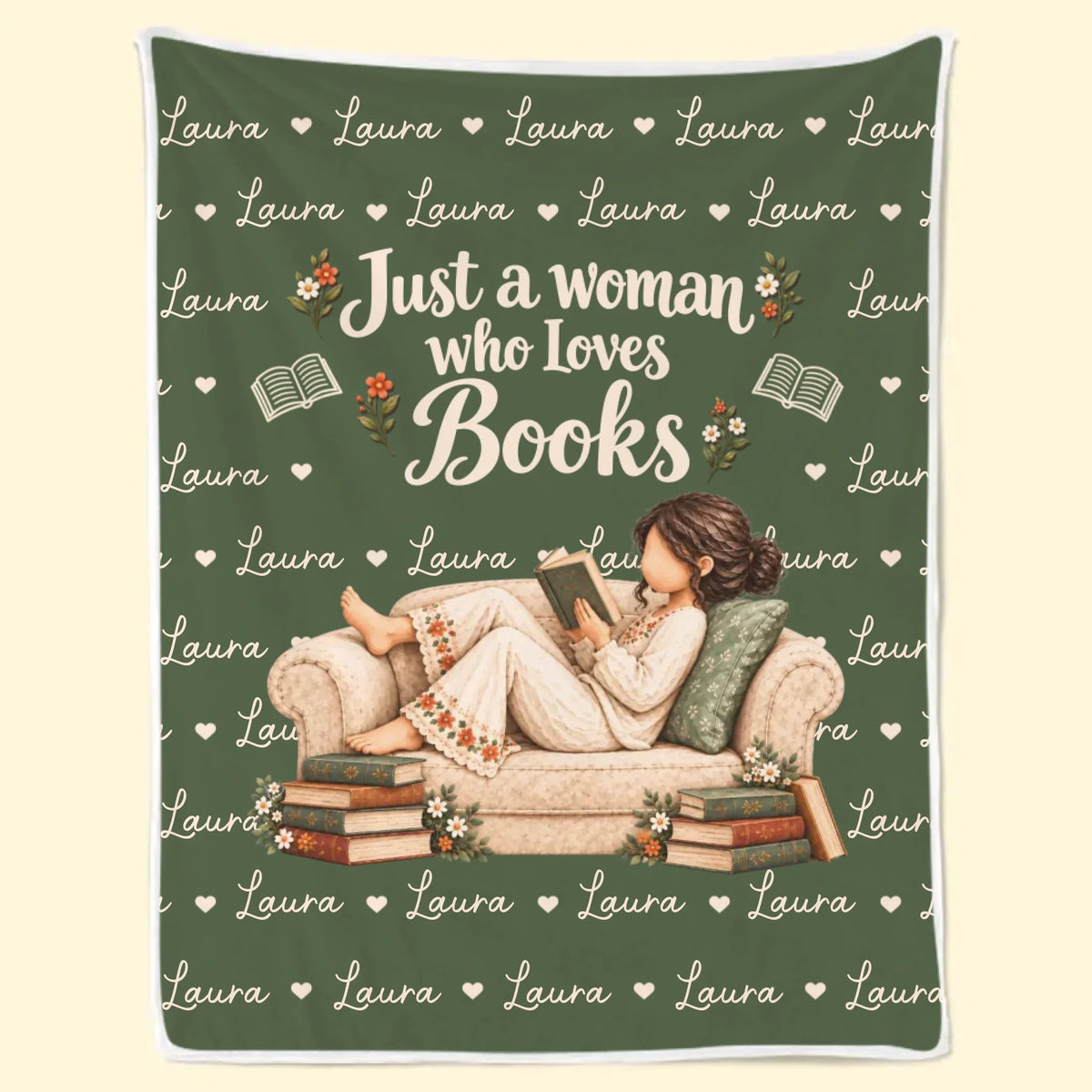 Personalized Blanket - Gift For Book Lovers - Stories I Carried