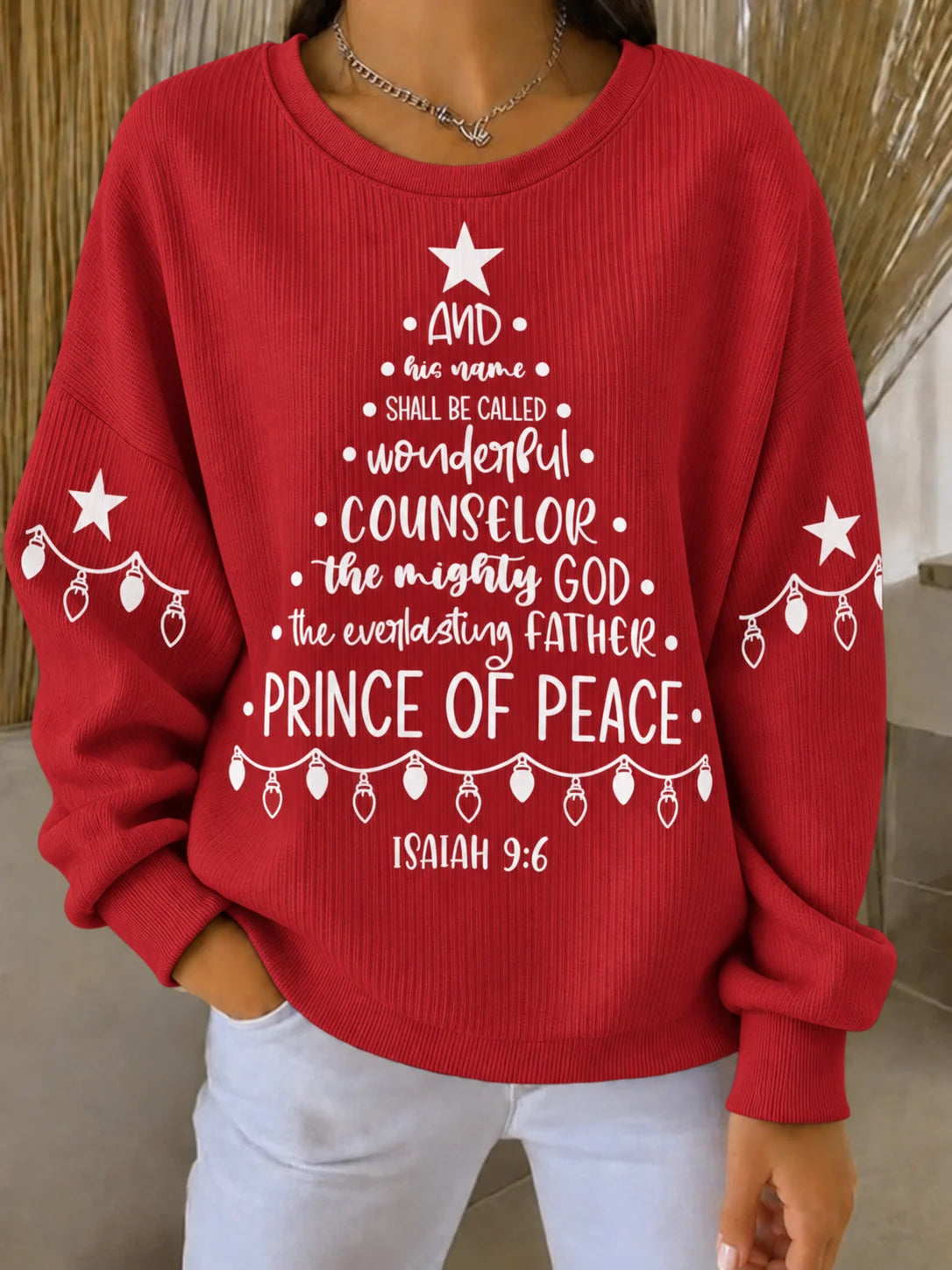 Women's Retro Christmas Print Sweatshirt