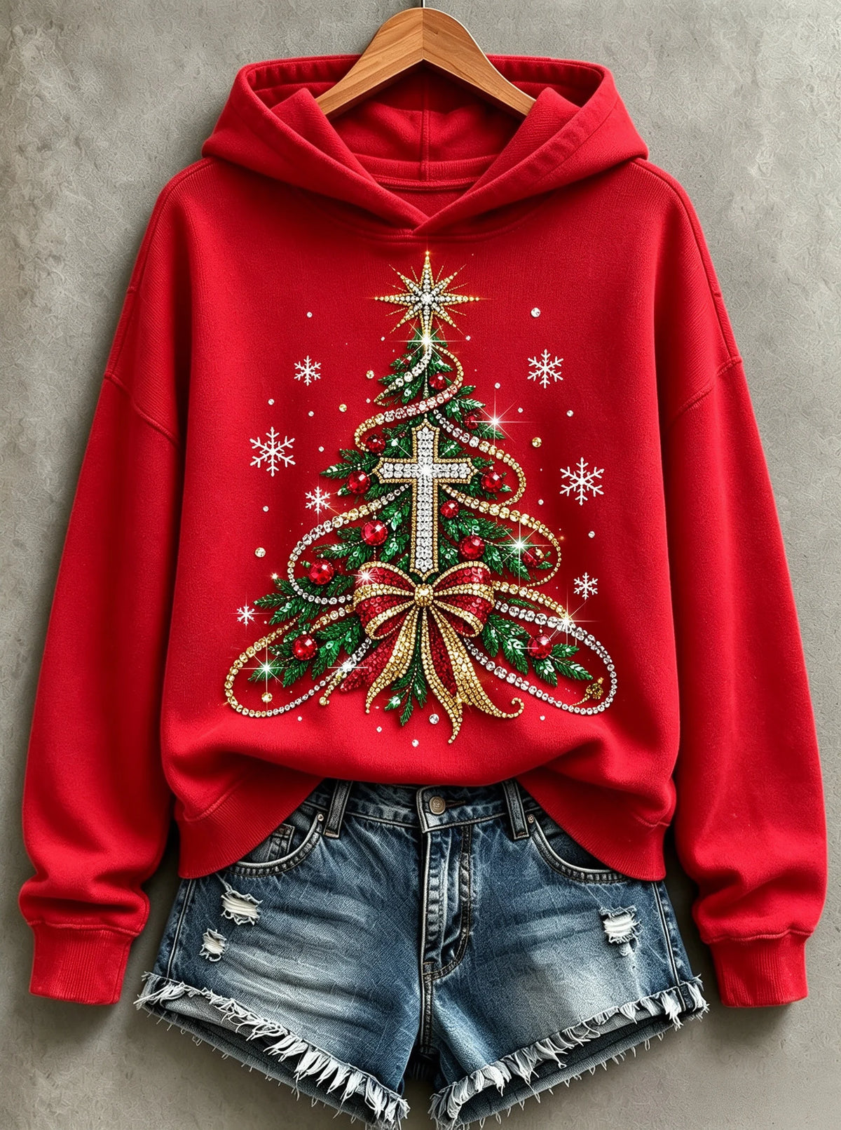 Women's Casual Printed Hoodie