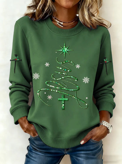 Women's Casual Christmas Jesus Sweatshirt
