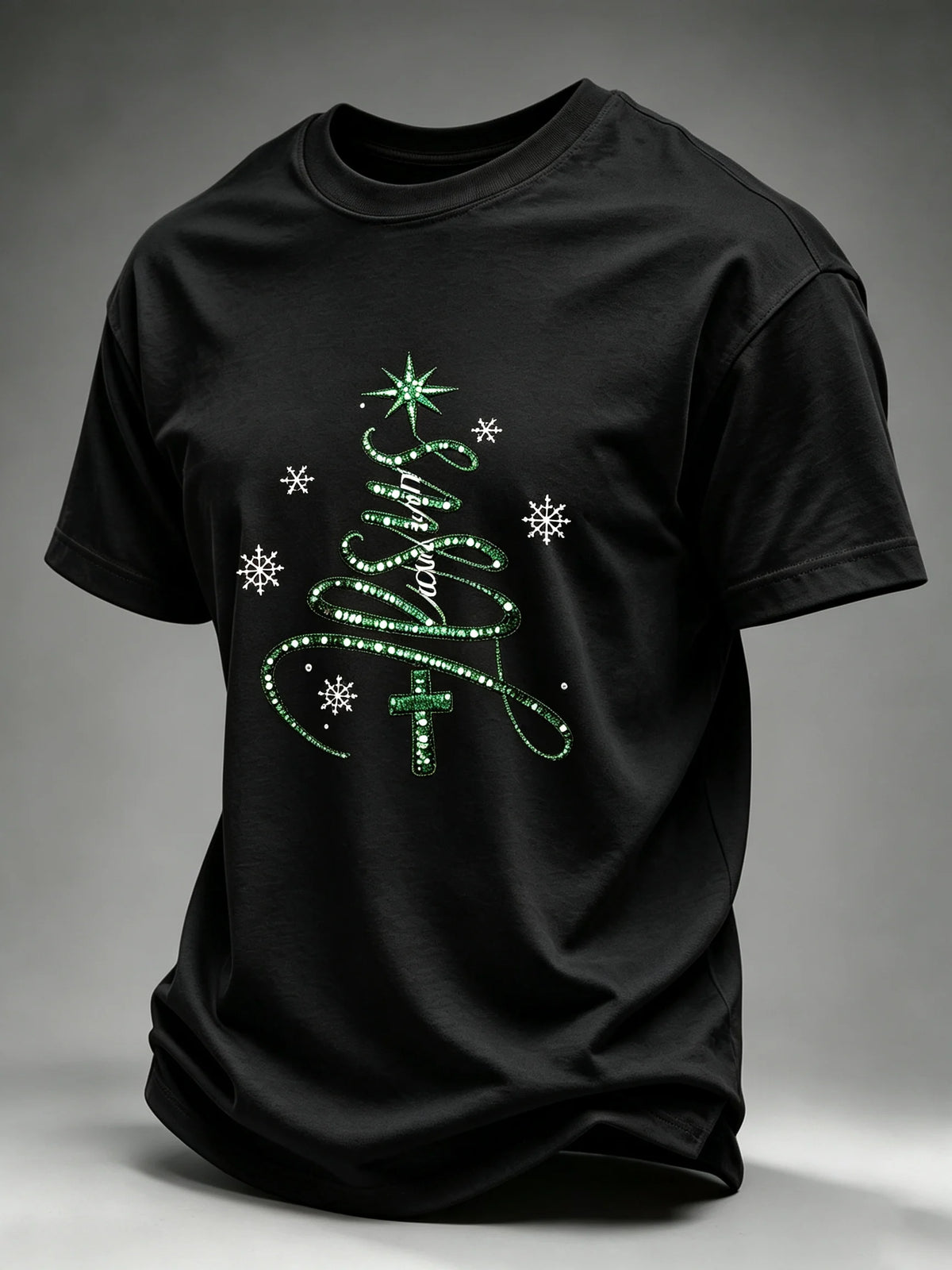 Men's Christmas Printed Short-Sleeve T-Shirt