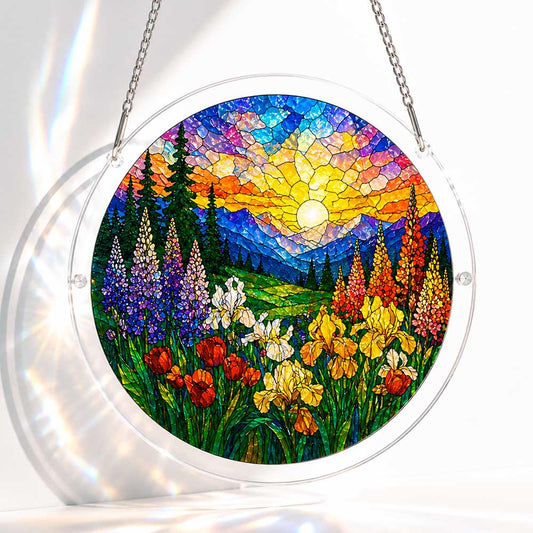Acrylic Jigsaw Puzzle Suncatcher - Bloom Valley