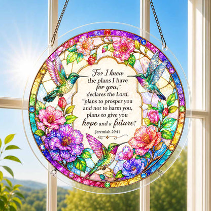 Acrylic Jigsaw Puzzle Suncatcher - Jerimiah 29:11