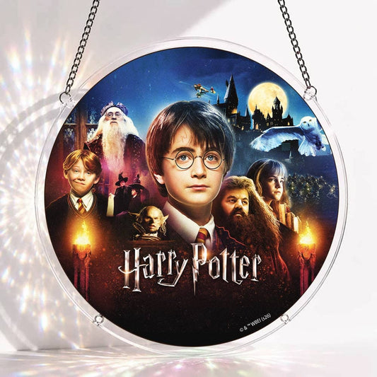 Acrylic Jigsaw Puzzle Suncatcher - Wizarding Heroes