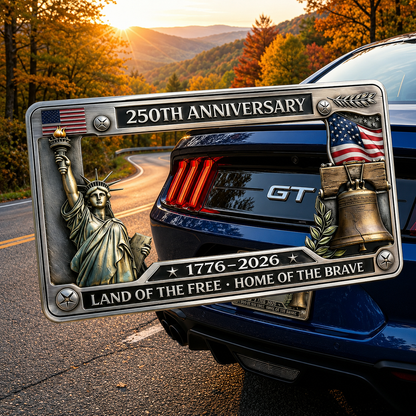 United States 250th Anniversary Commemorative License Plate Frame
