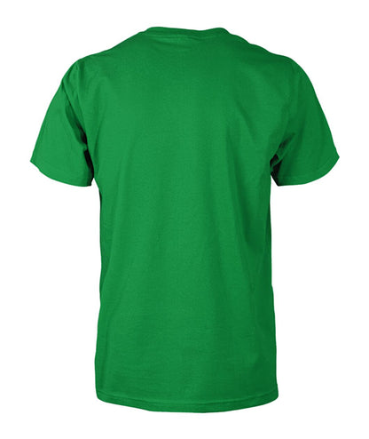 Unisex Cotton Tee - Irish Green - Back (plain, no print)