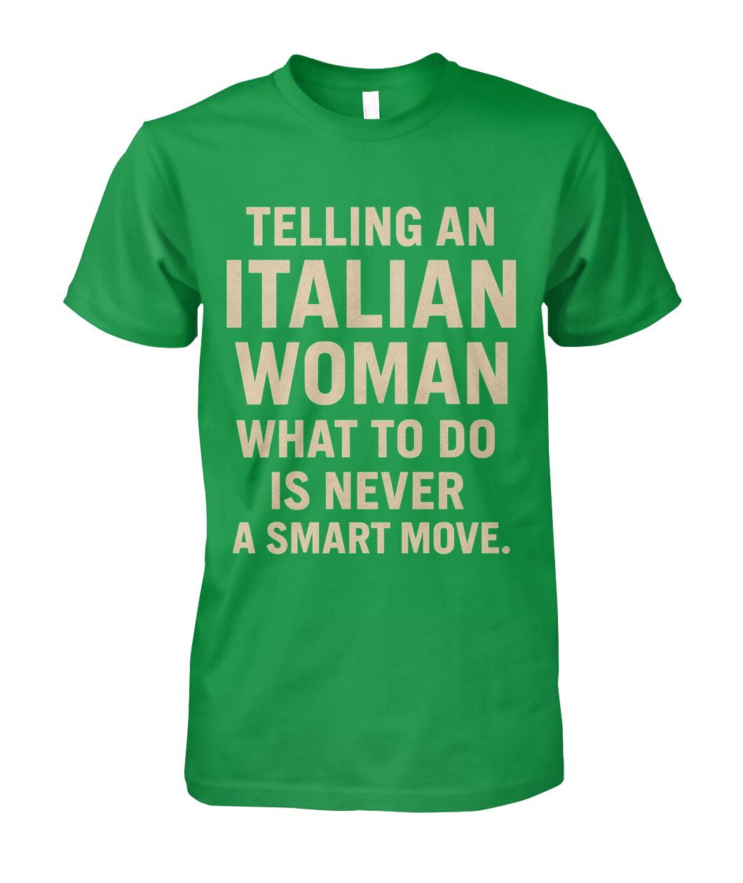Unisex Cotton Tee - Irish Green - Front