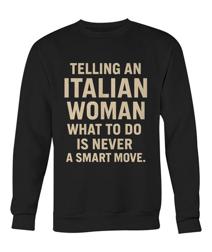 Crew Neck Sweatshirt - Black - Front