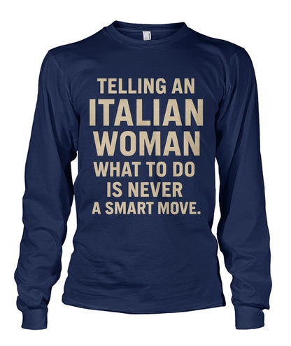Unisex Long Sleeve - Navy - Front