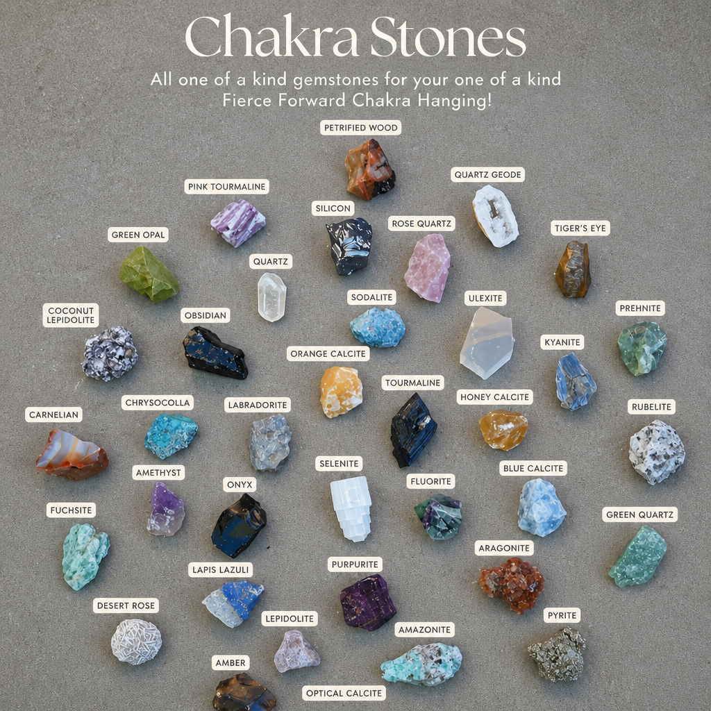 Seven Chakra Crystal Wall Hanging – Handmade Gemstone Decor For Positive Energy