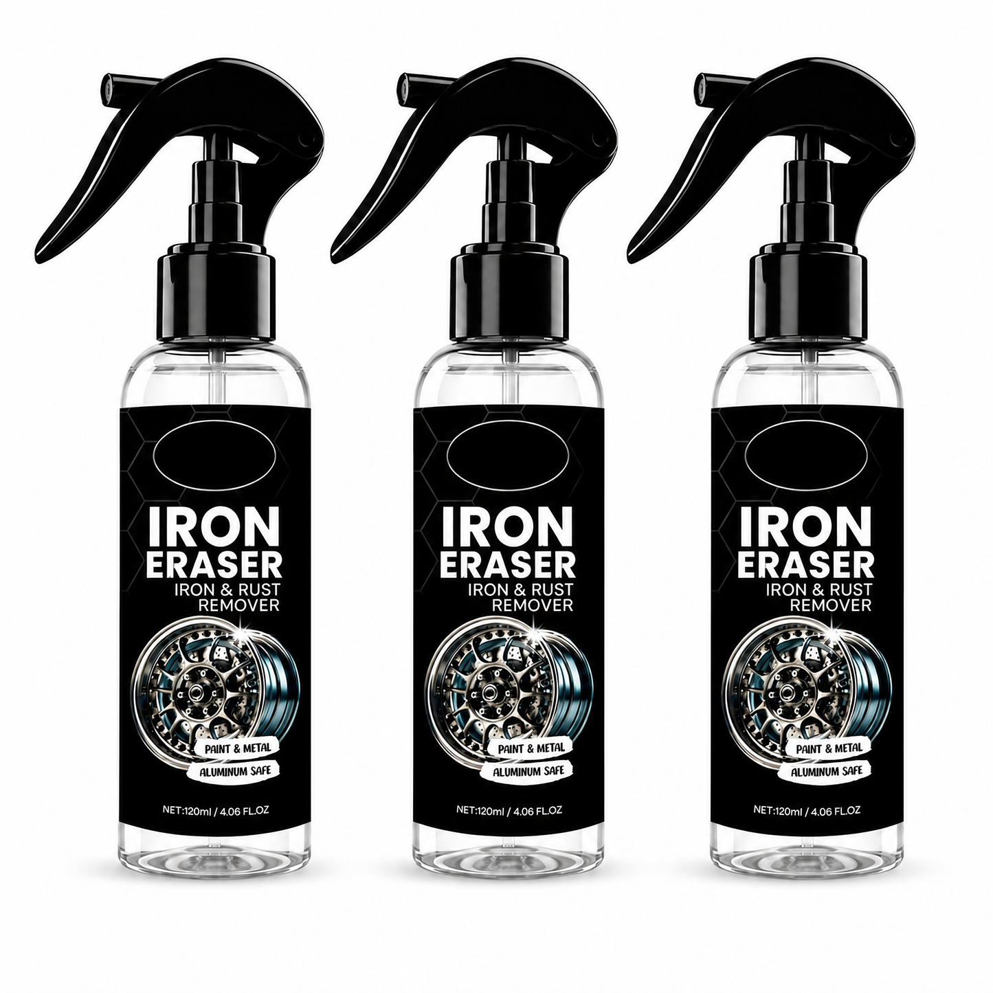 Iron Eraser – Fast Acting Rust Remover for Cars, Wheels & Metal Surfaces