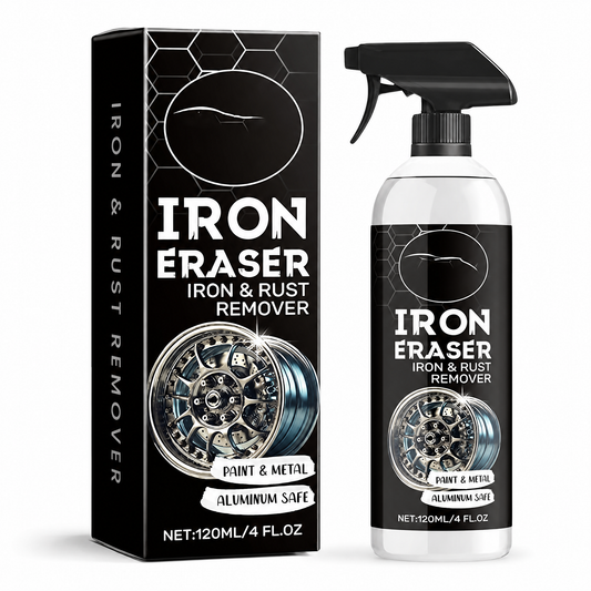 Iron Eraser – Fast Acting Rust Remover for Cars, Wheels & Metal Surfaces
